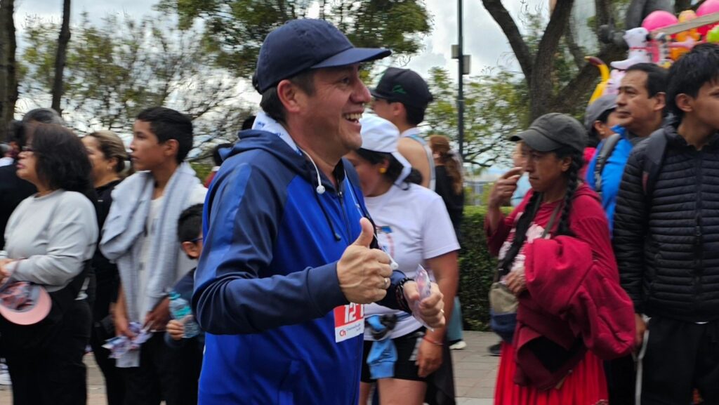 Participación del rector de la UETS, Santiago Pinos.